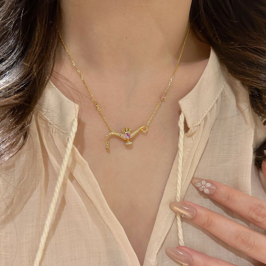 Aladdin's magic lamp wishing necklace, perfect for gifts